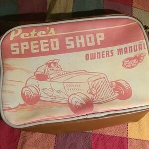 Disney INK & PAINT Pete's Speed Shop Vintage Crossbody Bag